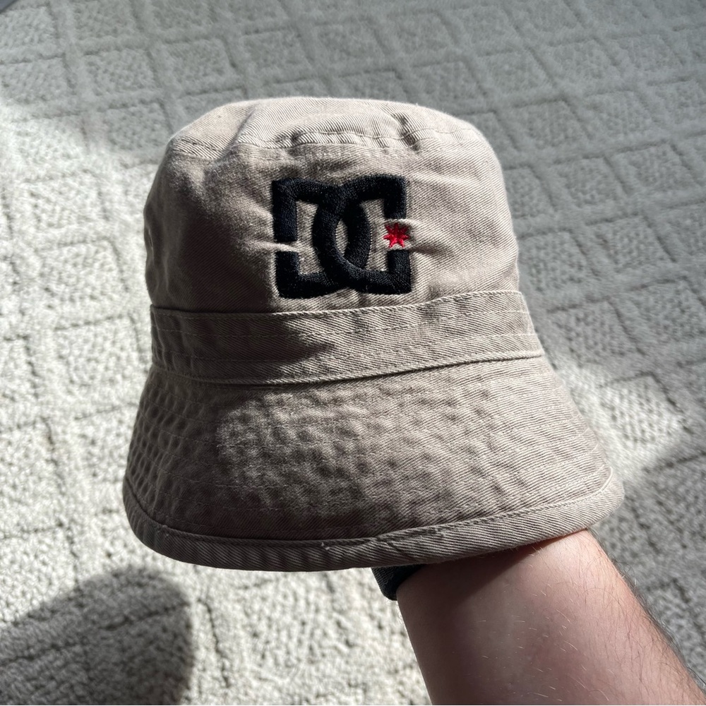 DC Logo Tan Bucket Hat